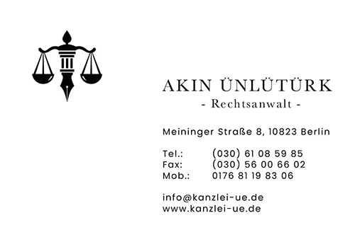 Rechtsanwalt ÜNLÜTÜRK